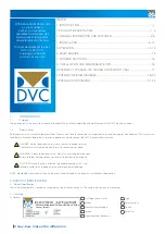 Preview for 2 page of DVC 5630-008-300 Installation, Operation & Maintenance Manual