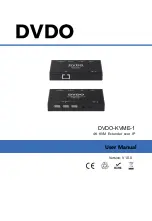 DVDO DVDO-KVME-1 User Manual предпросмотр