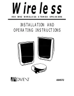 Предварительный просмотр 1 страницы Dvent AW870 Installation And Operating Instructions Manual