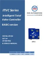 DVG IOM-ITVC-Basic-05 Installation, Set-Up, Operating & Service Manual предпросмотр