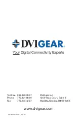 Предварительный просмотр 12 страницы DVIGear DVI-23 FO Series User Manual