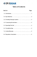 Preview for 2 page of DVIGear DVI-3130a User Manual