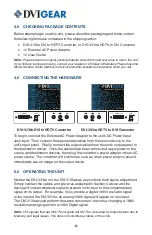 Preview for 6 page of DVIGear DVI-3130a User Manual