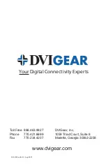 Предварительный просмотр 8 страницы DVIGear DVI-3150a User Manual