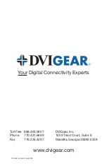 Предварительный просмотр 15 страницы DVIGear DVI-3331a User Manual