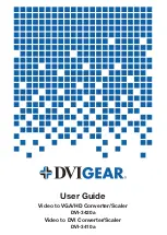 Предварительный просмотр 1 страницы DVIGear DVI-3410a User Manual