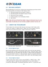 Предварительный просмотр 6 страницы DVIGear DVI-3410a User Manual