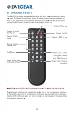 Предварительный просмотр 10 страницы DVIGear DVI-3531a User Manual