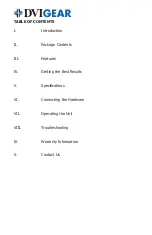 Preview for 2 page of DVIGear DVI-4141 User Manual