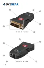 Предварительный просмотр 2 страницы DVIGear DVI-7313 Quick Start Manual