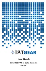 Preview for 1 page of DVIGear DVI-7335 User Manual