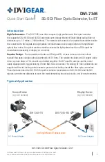 Preview for 1 page of DVIGear DVI-7345 Quick Start Manual