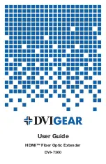 Preview for 1 page of DVIGear DVI-7360 User Manual