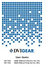 DVIGear DVI-7520 User Manual preview