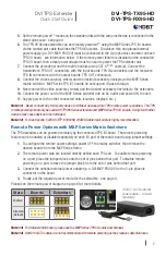 Preview for 7 page of DVIGear DVI-TPS-TX95-HD Quick Start Manual