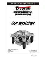 Dvorak SPIDER ILD01 G Service Manual предпросмотр