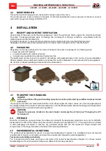 Предварительный просмотр 11 страницы DVP LB.40WR Operating And Maintenance Instructions Manual