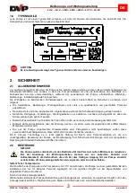 Preview for 26 page of DVP LB.5 Operating And Maintenance Instructions Manual