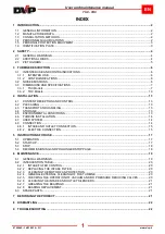 Preview for 2 page of DVP TDC 150 Operating And Maintenance Instructions Manual