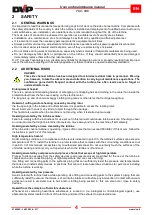 Предварительный просмотр 5 страницы DVP TDC 150 Operating And Maintenance Instructions Manual