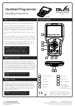 Предварительный просмотр 1 страницы DVS AC01-001 Operating Instructions