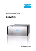 Предварительный просмотр 1 страницы DVS Cine4K Hardware Manual