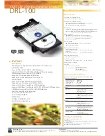 Preview for 1 page of DVS DRL-100 Specifications