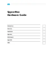 Предварительный просмотр 3 страницы DVS SpycerBox Hardware Manual