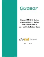 Preview for 1 page of DVTEL Quasar CM-4221-00 Use And Installation Manual