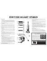 Предварительный просмотр 1 страницы Dw Drums DW 9500 Owner'S Manual