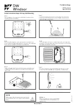 Предварительный просмотр 2 страницы DW Windsor Sabre 1 Installation Instructions