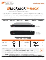 Предварительный просмотр 1 страницы DW Blackjack P-Rack DW-BJP1U Quick Start Manual