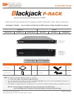 DW Blackjack P-RACK Quick Start Manual предпросмотр