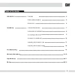 Preview for 3 page of DW DWC-B1362TIR650 About Manual