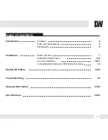 Предварительный просмотр 3 страницы DW DWC-HC421D User Manual