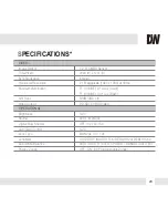 Предварительный просмотр 29 страницы DW DWC-HC421D User Manual