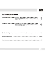 Предварительный просмотр 3 страницы DW DWC-HF21M4TIR Manual