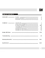 Preview for 3 page of DW DWC-V6563D User Manual