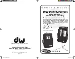 Preview for 1 page of DW DWCPPADESB Owner'S Manual