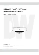 DW MEGApix Pano DWC-PPVF5Di1TW User Manual preview