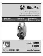 DW SitePro SKT05 Operating And Safety Instructions Manual preview