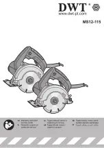 Preview for 55 page of DWT 742432 Original Instructions Manual