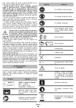 Предварительный просмотр 74 страницы DWT 744870 Original Instructions Manual