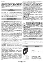 Preview for 23 page of DWT 745464 Original Instructions Manual