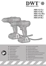 DWT ABS-12 BLi Original Instructions Manual предпросмотр