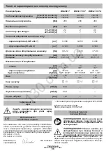 Предварительный просмотр 99 страницы DWT BM-280 T Original Instructions Manual