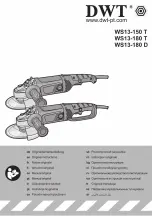 DWT WS13-150 T Original Instructions Manual предпросмотр