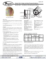 Preview for 1 page of Dwyer Instruments 1620-1 Installation And Operating Instruction Manual