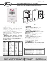 Dwyer Instruments 616WL-2 Installation And Operating Instructions предпросмотр