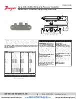 Предварительный просмотр 1 страницы Dwyer Instruments 629C series Specifications-Installation And Operating Instructions